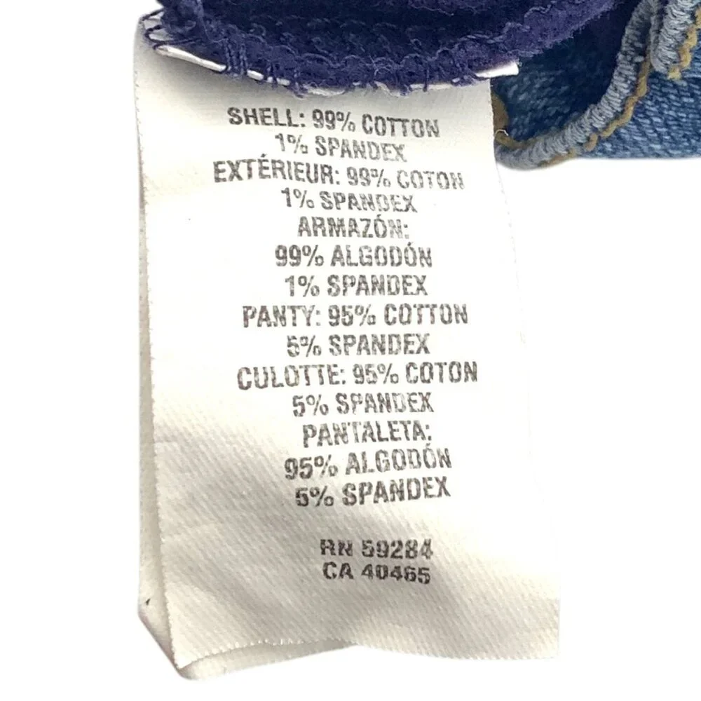 The Childrens Place Stretch Denim Skirt Skort Baby Girl Size 24M Blue Ruffled‎
